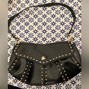 MAXX NEW YORK Black Shoulder bag with gold colored studs
